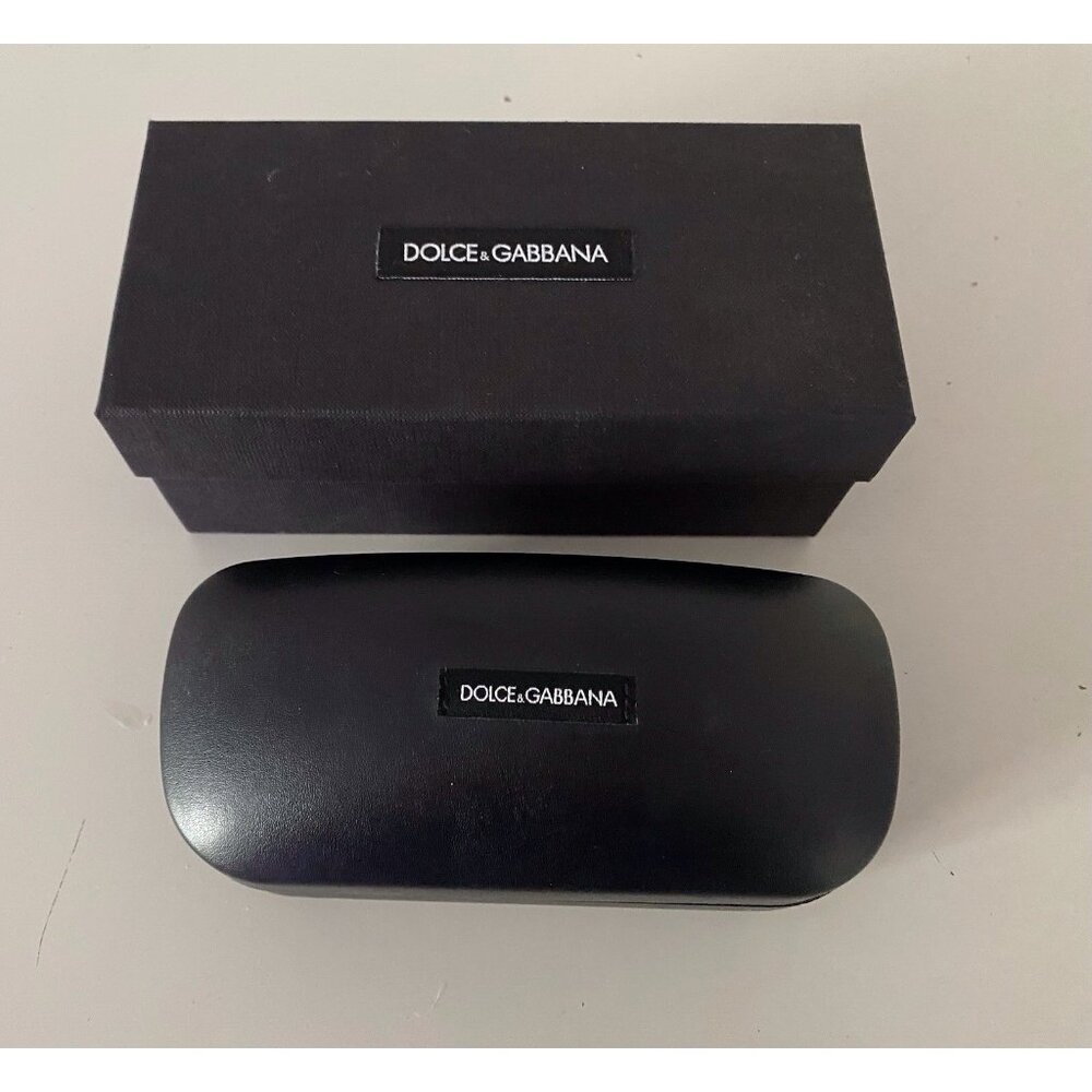 Authentic Dolce & Gabbana Hard Case And Box Black ONLY CASE AND BOX CHECK PICS